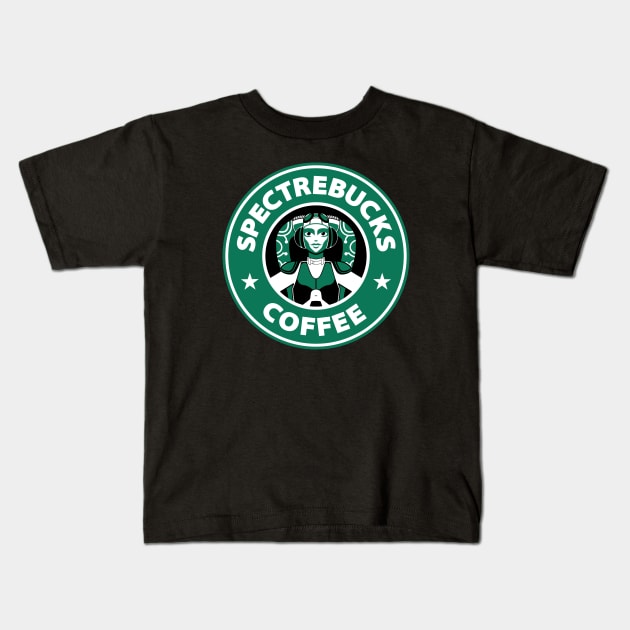 Coffee from a galaxy far far away Kids T-Shirt by DCLawrenceUK